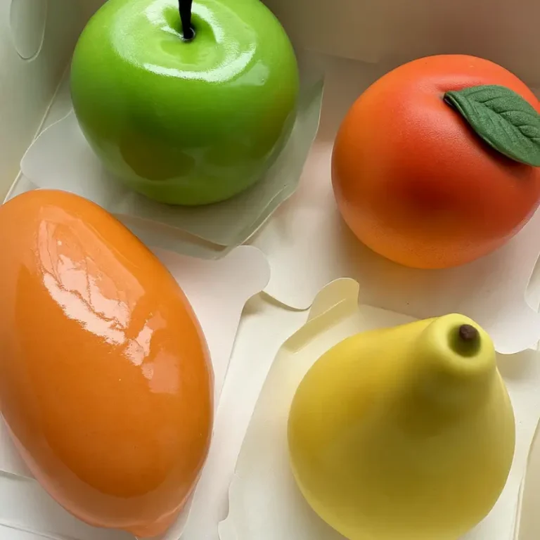 Dessert Shaped Like Fruit: Pastries That Will Amaze You 8 Realistic strawberry style mousse dessert with red glaze