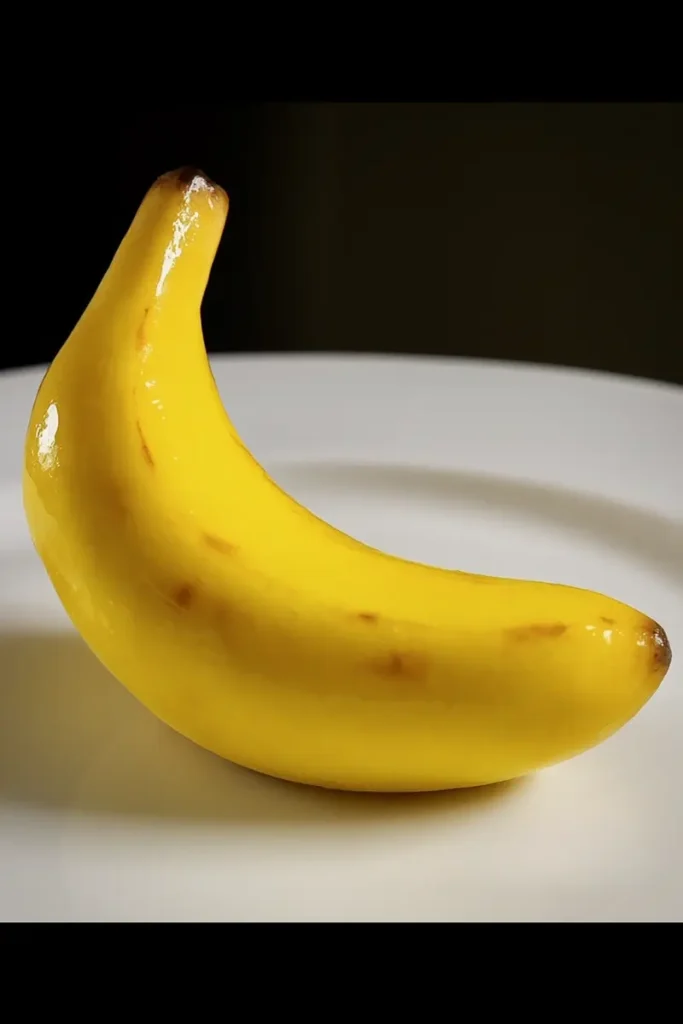 Banana Shaped Pastry 22 Finished banana shaped pastry with realistic texture