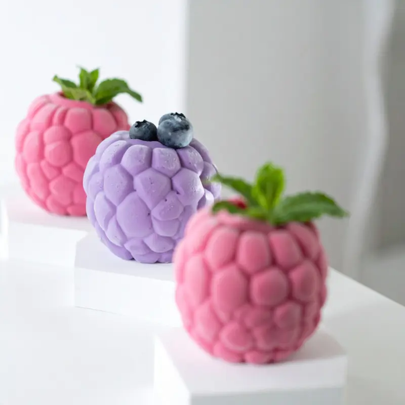 Fruit Shaped Ice Cream: 10 Amazing Viral Desserts 19 blueberry shaped ice cream dessert