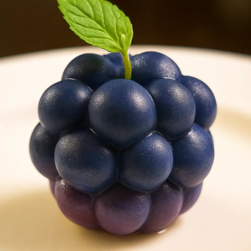 Blueberry shaped Pastry