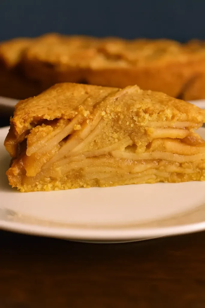 5 Easy Passover Dessert Recipes That Will Blow Your Mind 9 Sliced apple kugel cake made with cinnamon and almond flour