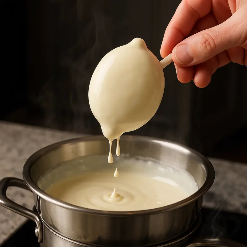Propitious Lemon Shaped Ice Cream 23 Lemon-shaped ice cream bar being dipped in white chocolate coating