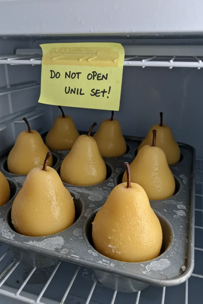 Pear Shaped Pastry 20 Bright yellow fruit shaped pastry resembling a pear