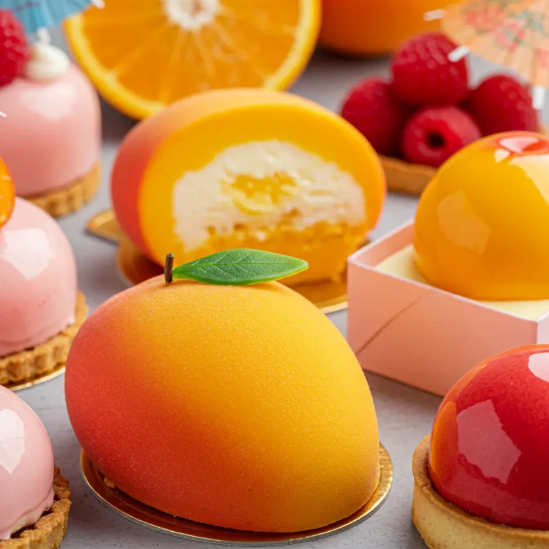 Simple Fairlife Ninja Creami Recipes Vanilla 3 assorted fruit shaped ice cream on white surface