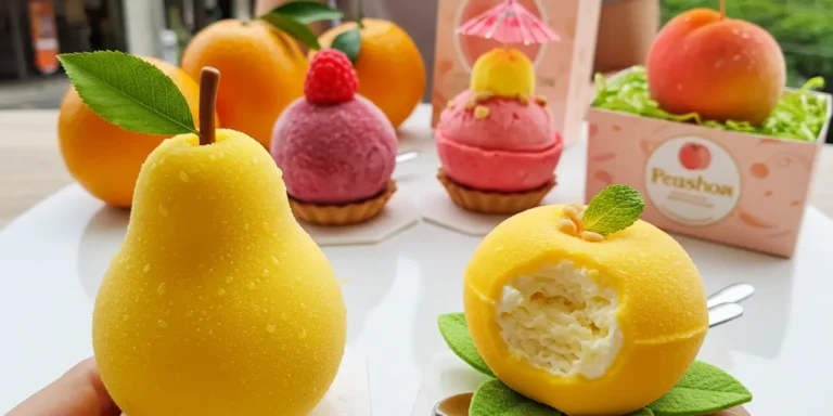 trending fruit shaped ice cream