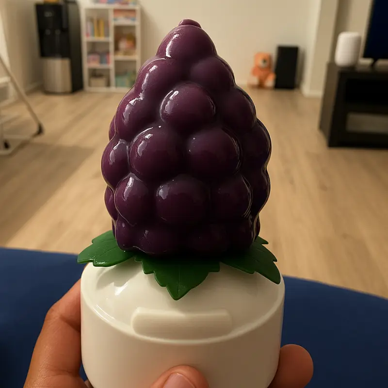 Grape Shaped Ice Cream: Easy Recipe & Where to Buy 16 Grape shaped ice cream in a cozy indoor room held in hand