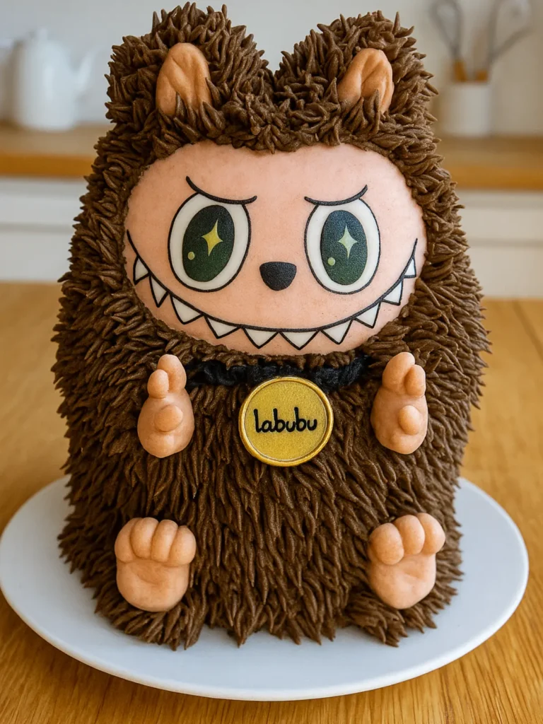 Labubu Ice Cream Cakes by Baskin Robbins 10 Labubu ice cream cake with playful chocolate fur design