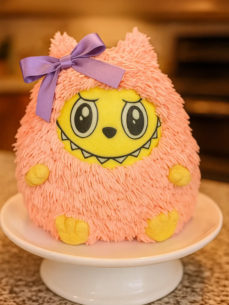 Labubu Ice Cream Cake: The Most Wanted Viral Treat 12 labubu ice cream cake surrounded by birthday decorations