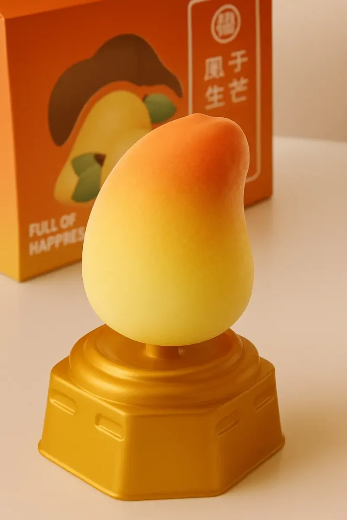 Asian Fruit Ice Cream: Top 5 Most Popular Flavors Right Now 12 mango-shaped asian fruit ice cream with golden orange color