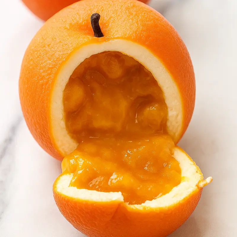 Orange Shaped Pastry