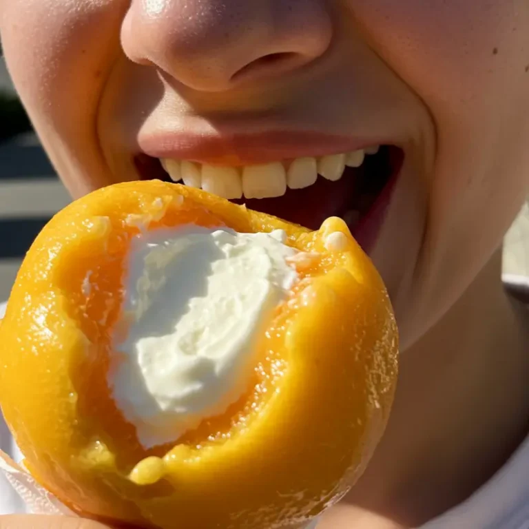 Viral Fruit Ice Cream: 5 Surprising Reasons It's Trending 9 peach-shaped viral fruit ice cream dusted with berry powder