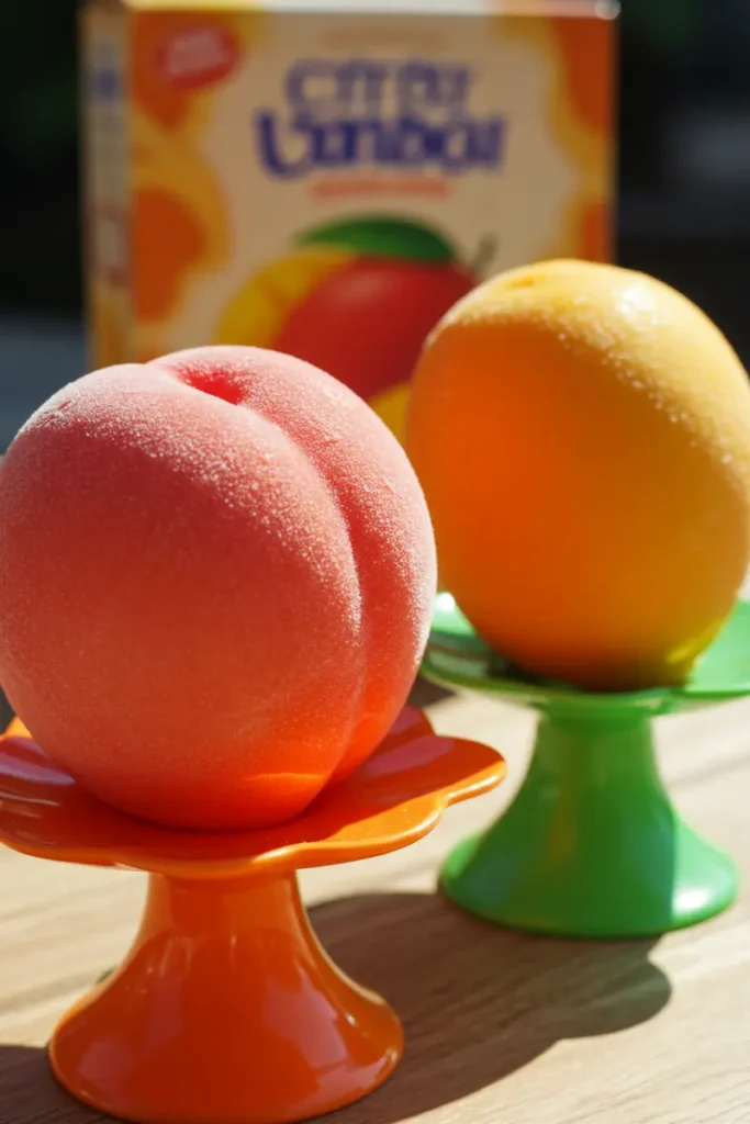 Viral Fruit Ice Cream: 5 Surprising Reasons It's Trending 13 viral fruit ice cream shaped like peach and mango on display