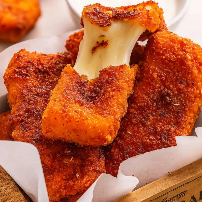 Mozzarella sticks paired with chipotle dipping sauce
