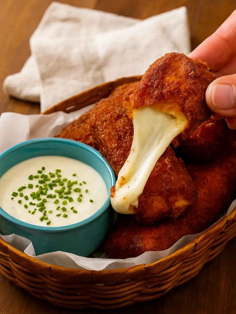 Mozzarella Sticks Chilis Recipe That Will Blow Your Mind 10 Homemade mozzarella sticks with gooey cheese pull