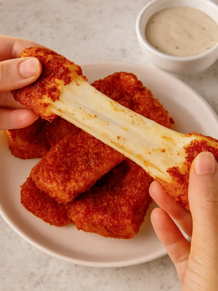 Mozzarella Sticks Chilis Recipe That Will Blow Your Mind 9 Melted cheese inside crunchy mozzarella sticks
