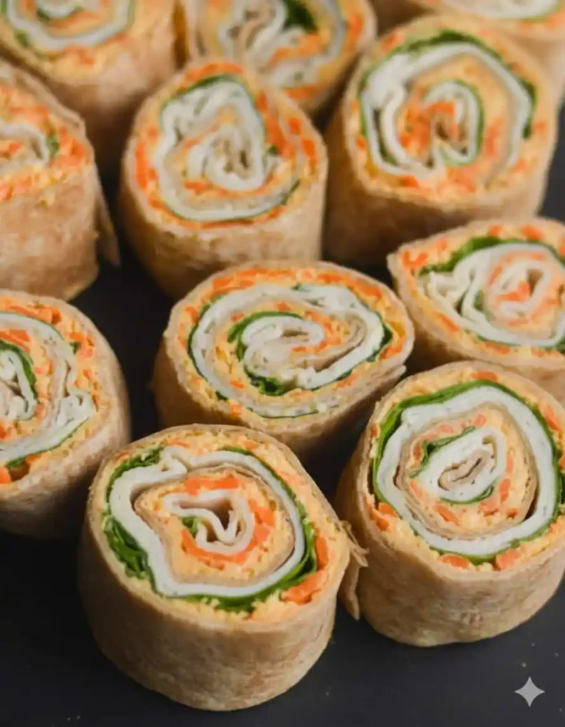 35 Super Easy Snack Ideas for School 34 Slices of turkey rolled up with cheese, a simple, low-carb, and easy snack idea for school.