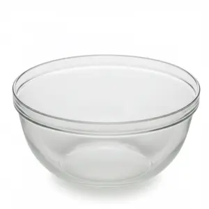 Glass Mixing Bowls Set Clear glass mixing bowls set for baking and cooking