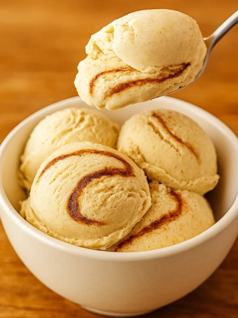 A pint of keto ninja creami recipes with a well in the center filled with chopped sugar-free peanut butter cups.