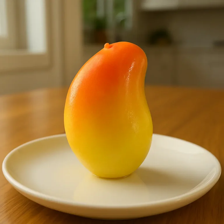 Friends Of Asia Frozen Dessert Mango: Better Than You Think 6 Mango-shaped frozen dessert held for single-serving display