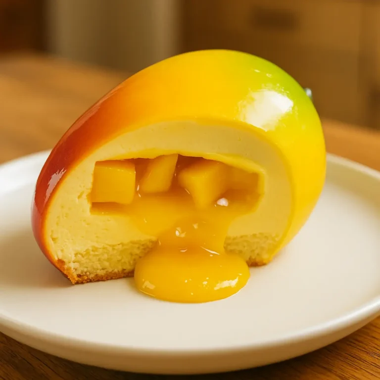 Asian Mango Mousse Cake – Amazing Recipe for Sweet Bliss 10 No-bake Asian mango mousse cake with graham cracker base and creamy mango mousse