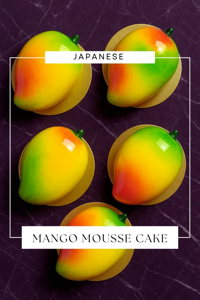 Japanese Mango Mousse Cake That Will Wow Everyone 13 Japanese mango mousse cake with a perfect mirror glaze finish