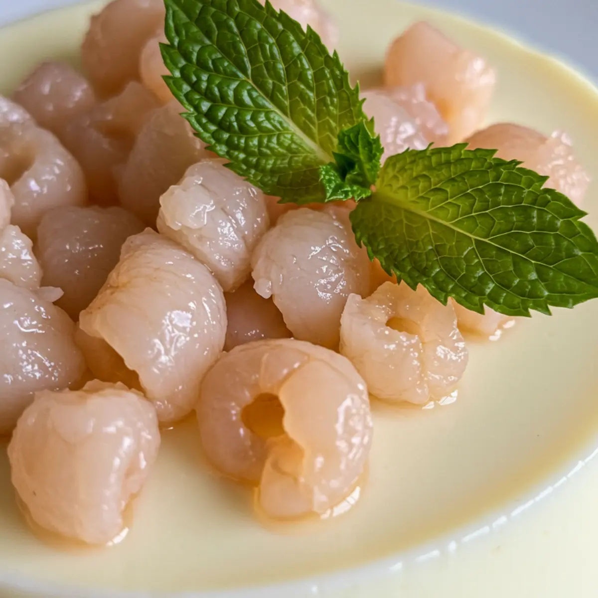 The Best Vegan Lychee Panna Cotta Ever