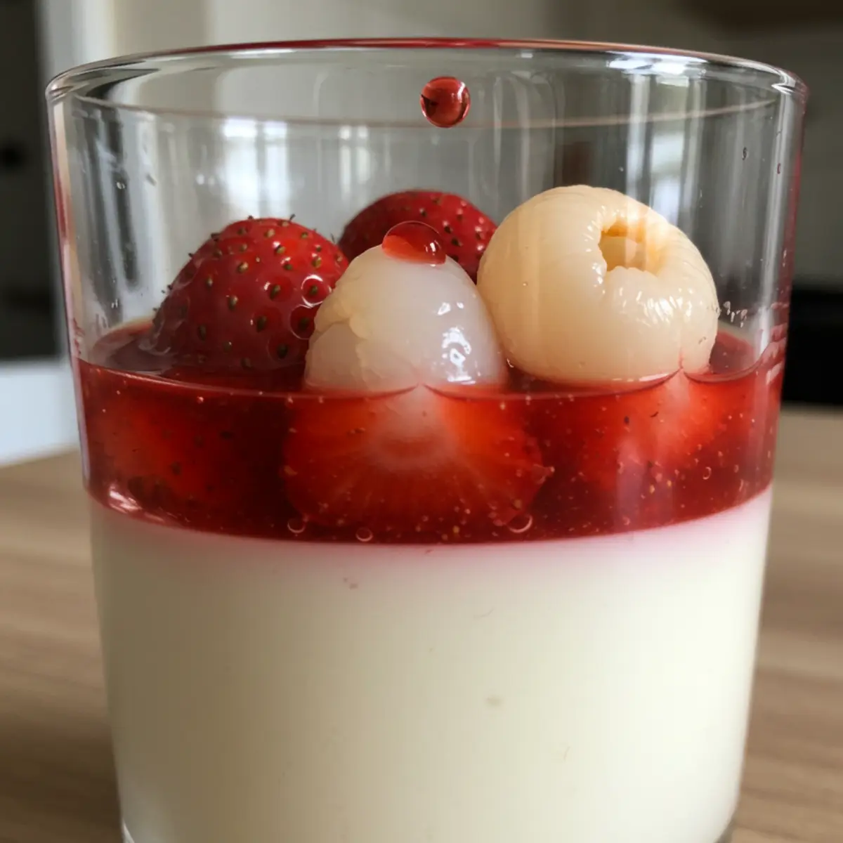 How To Make Perfect Strawberry Lychee Panna Cotta