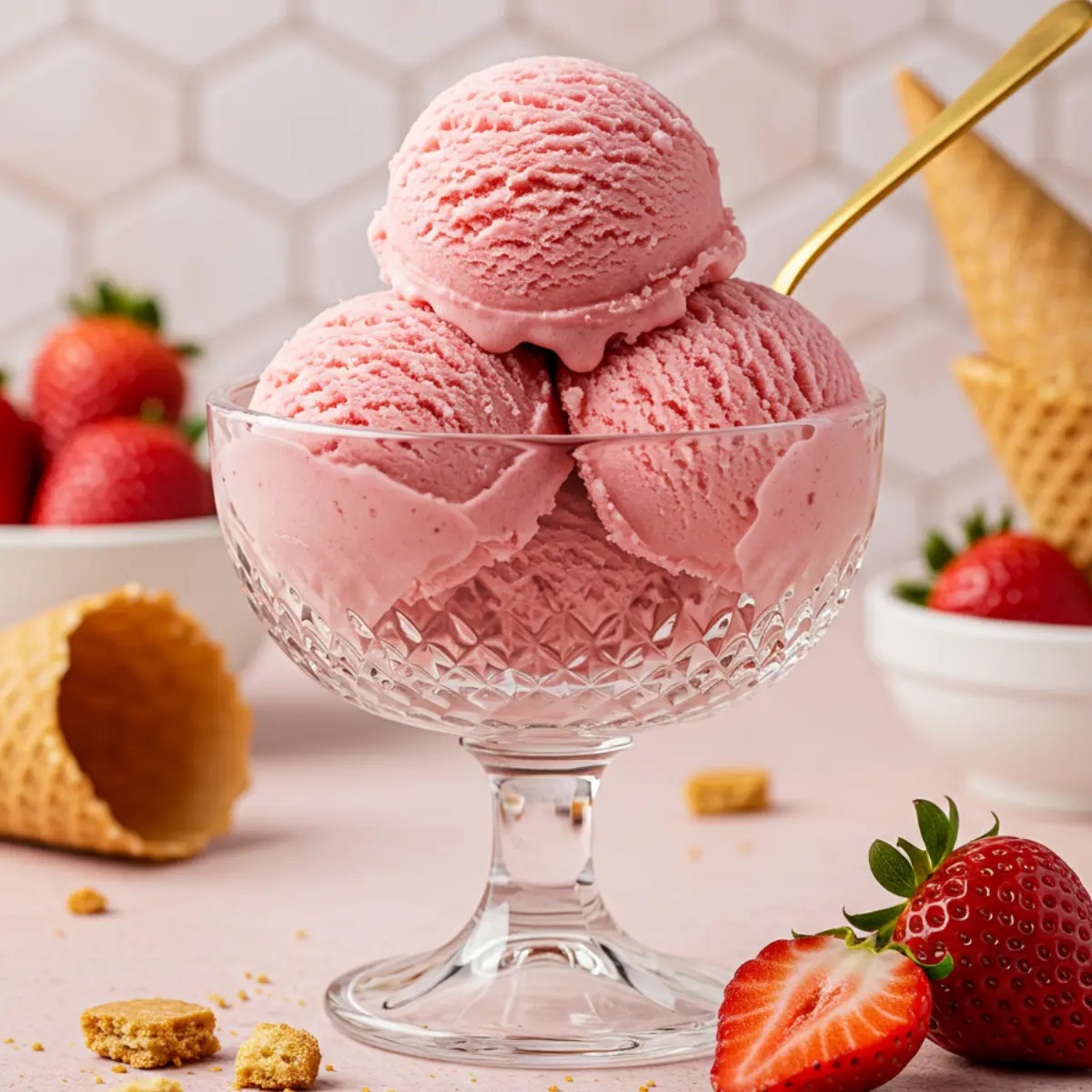 The Best Ninja Creami Strawberry Ice Cream Recipe