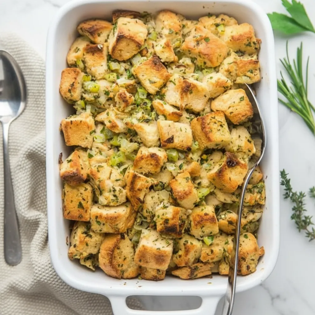 Easy Cheesy Chicken Broccoli Rice Casserole 2 Buttery Herb Stuffing for Thanksgiving