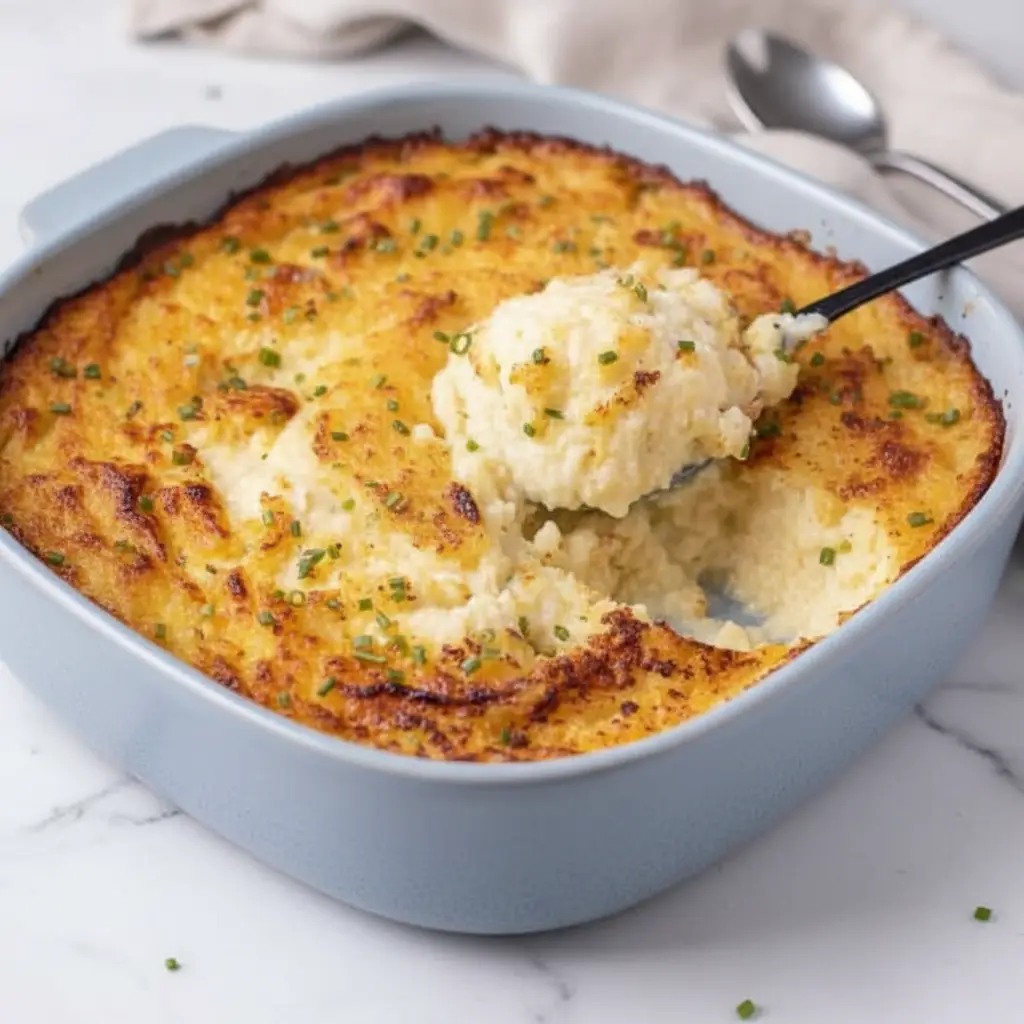 Cheesy Garlic Mashed Potatoes
