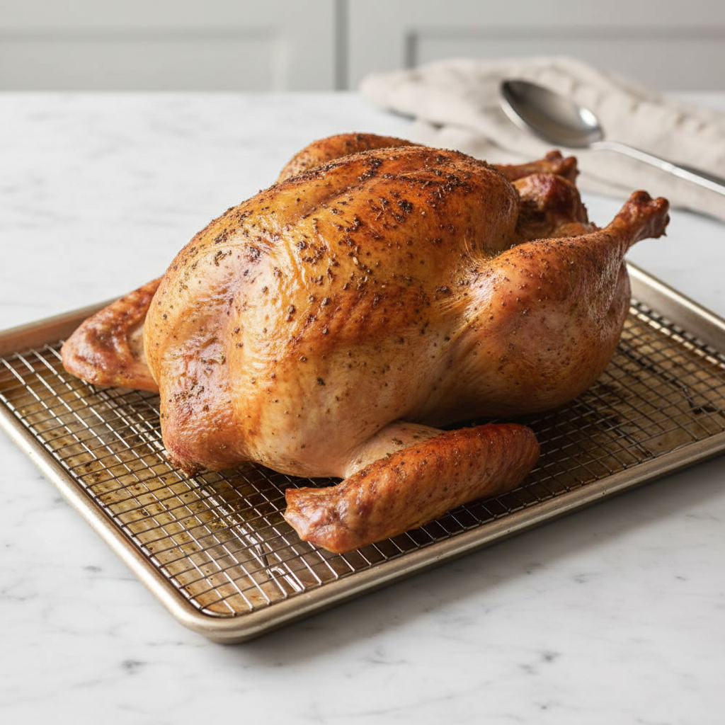 Smoked Spatchcock Turkey Legs with Spicy Dry Rub 2 Crispy Grilled Spatchcock Turkey for a Flavorful Thanksgiving