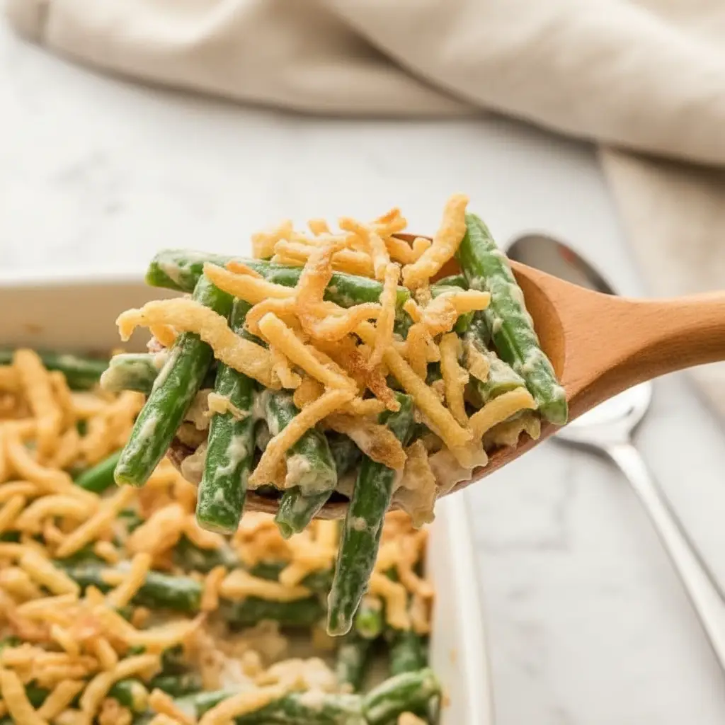 Easy Best Green Bean Casserole Thanksgiving No Mushrooms