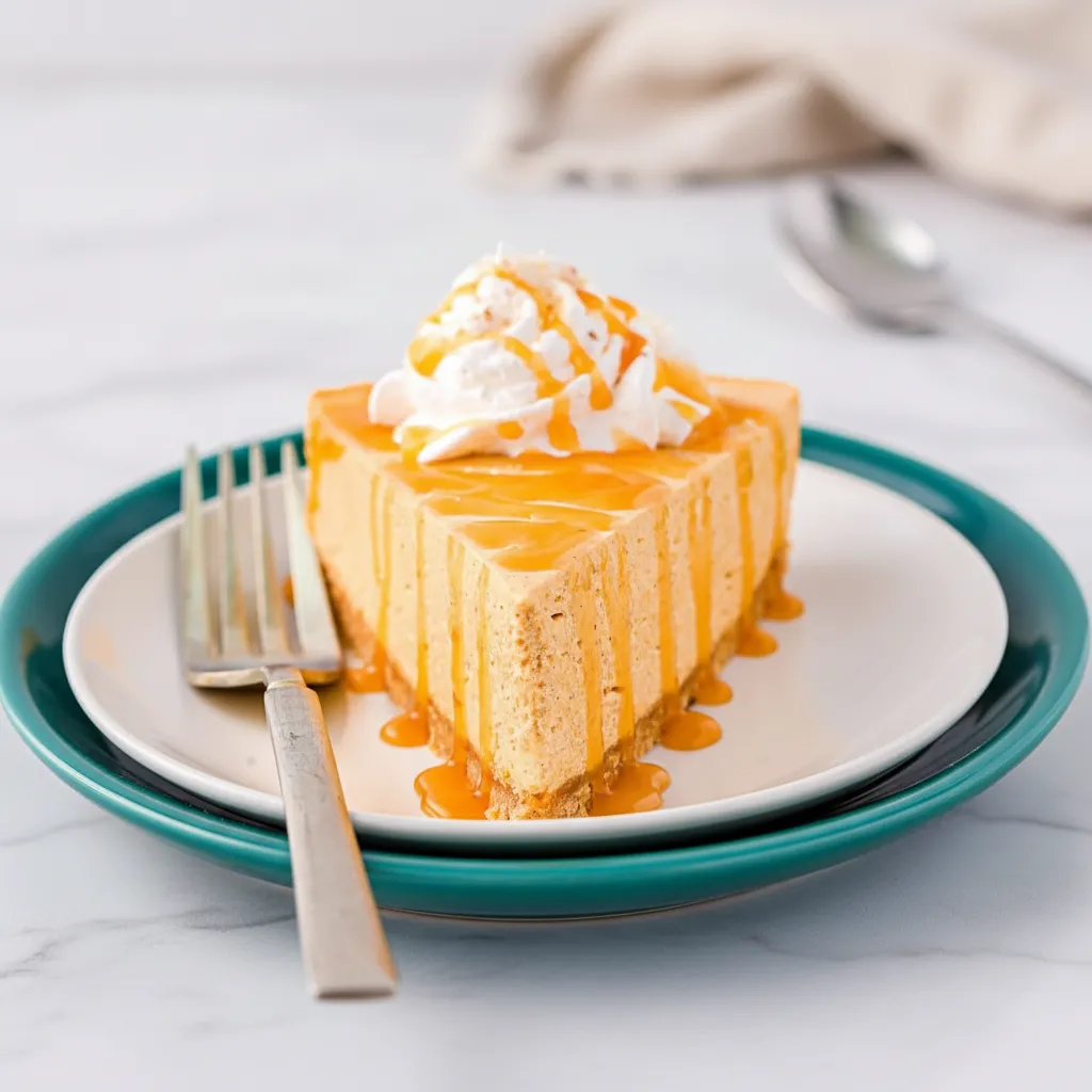 Make an Easy No Bake Pumpkin Cheesecake