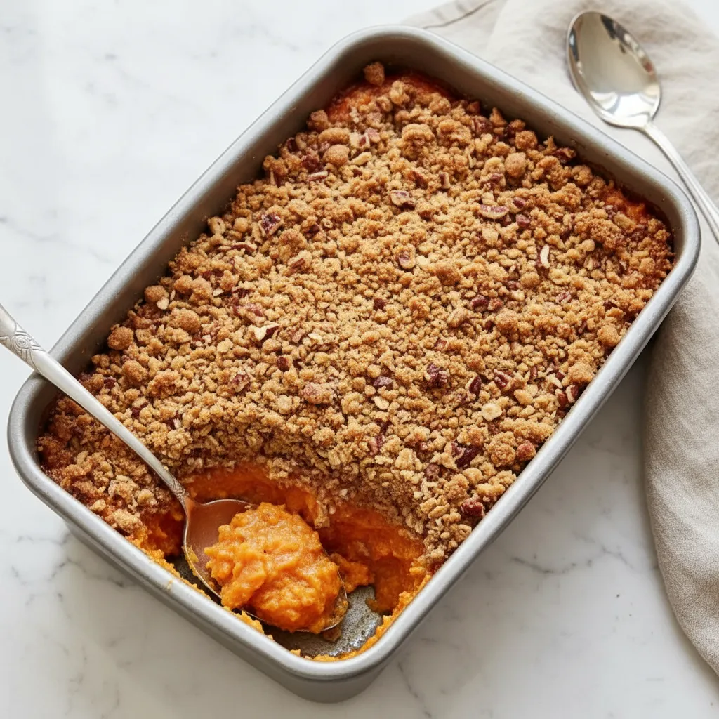 Easy Vegan Sweet Potato Casserole