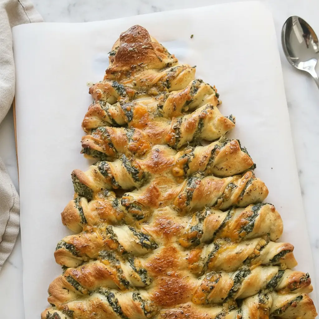 Fun Christmas Appetizers Easy Spinach Dip Tree