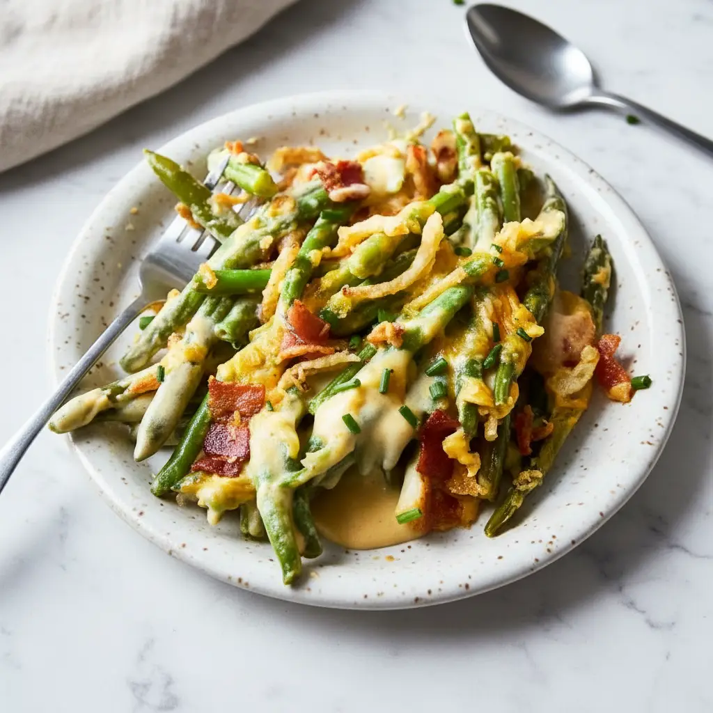 Loaded Best Green Bean Casserole Recipe