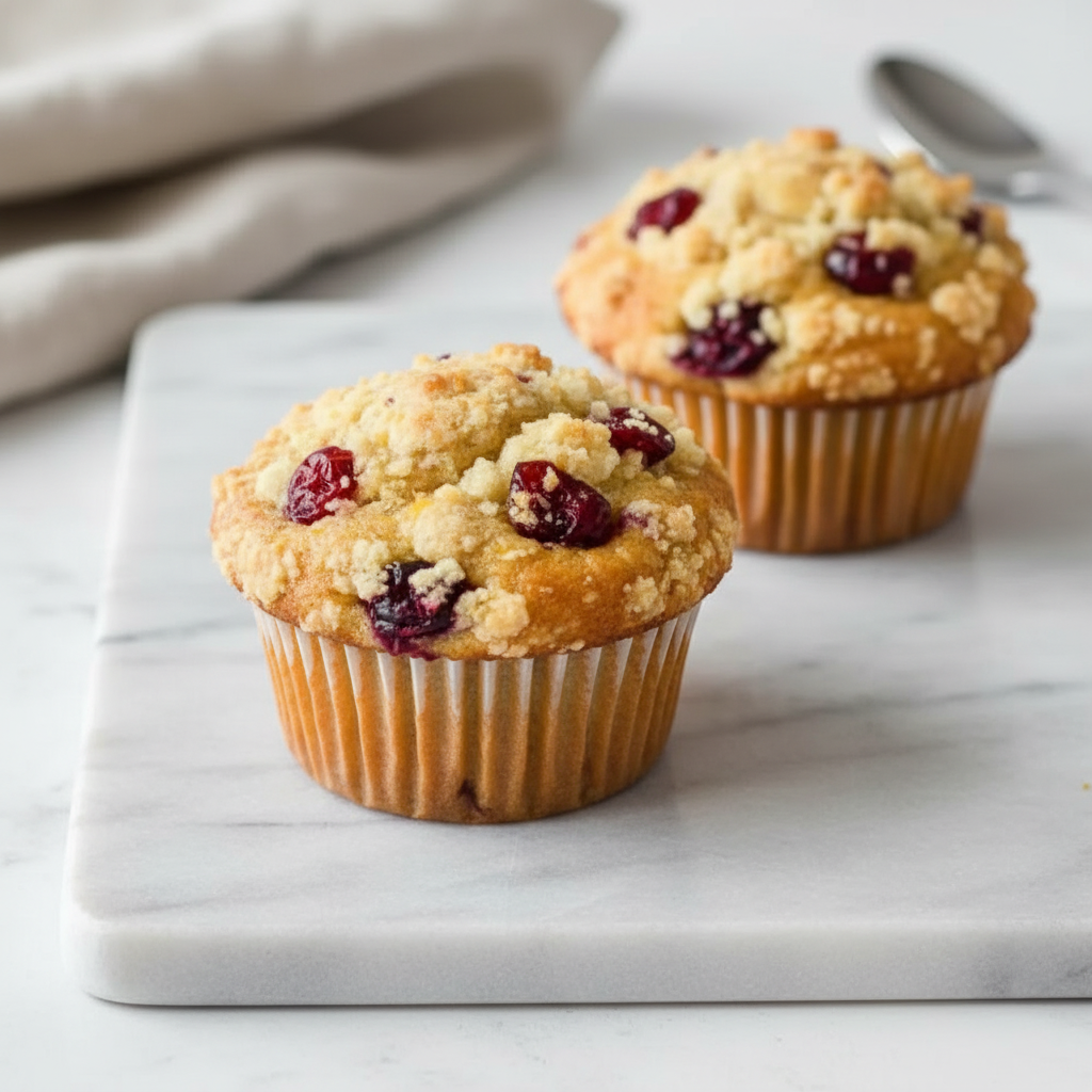 Home Page 9 Moist Cranberry Orange Muffins with Streusel Topping