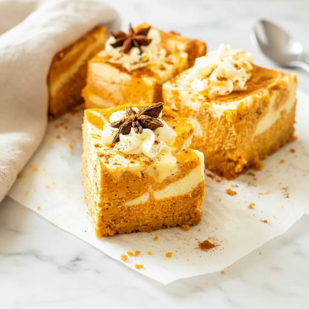 Best Pumpkin Cheesecake Bars