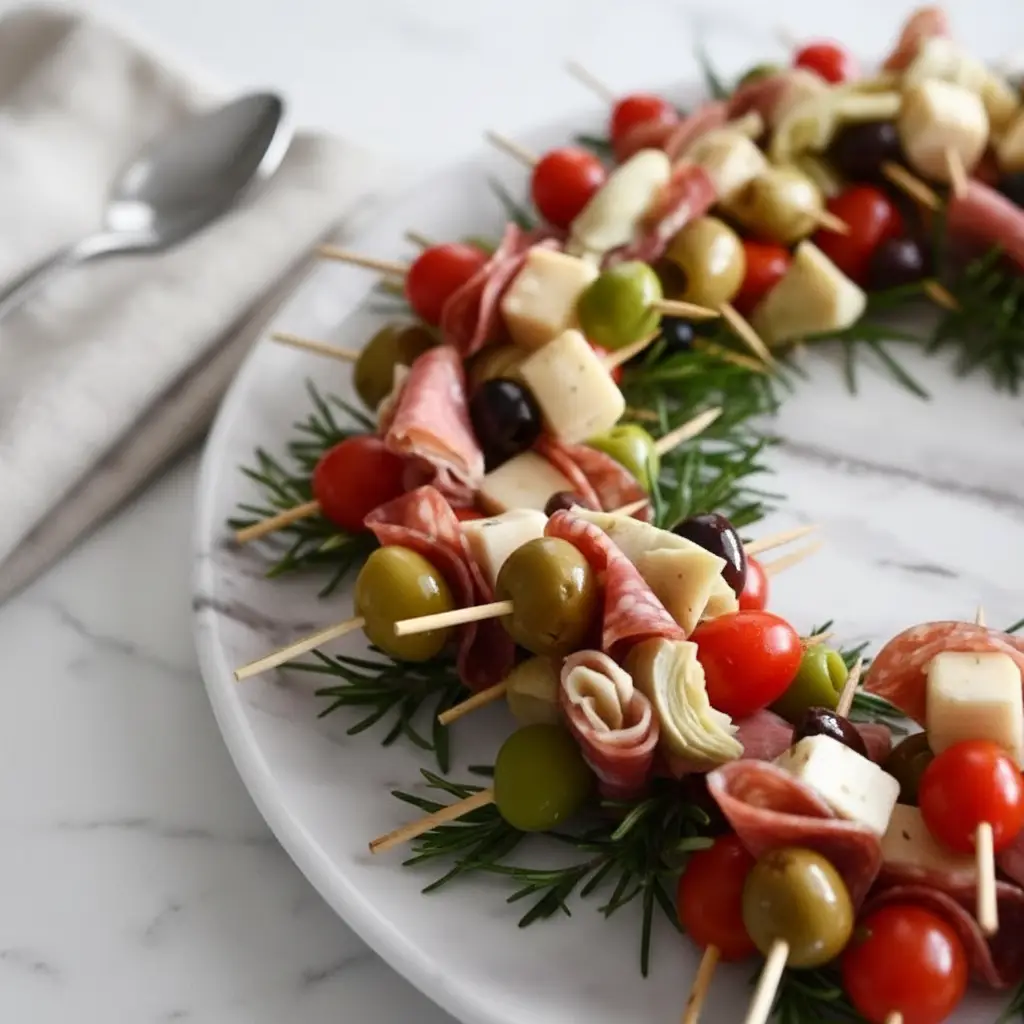 Simple Christmas Appetizers Easy Skewers