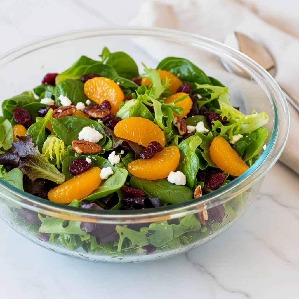 Vibrant Cranberry Orange Salad with Toasted Pecans