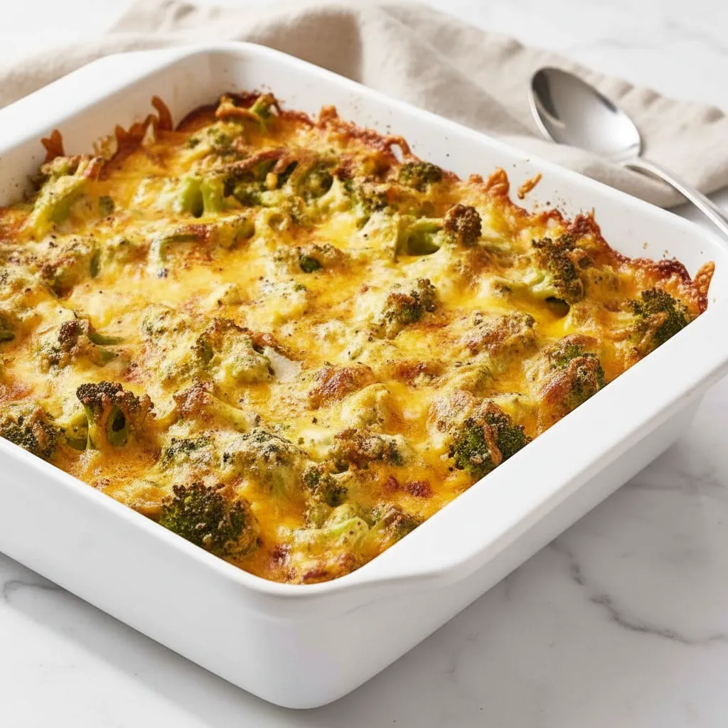 Amazing Cheddar Broccoli And Cheese Casserole