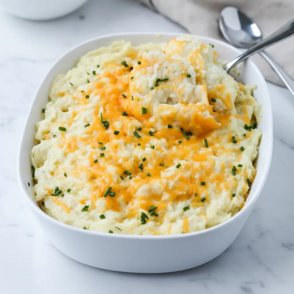 Amazing Cheesy Mashed Potatoes Recipe