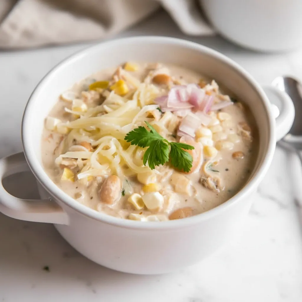 Amazing Cream Cheese White Chicken Chili