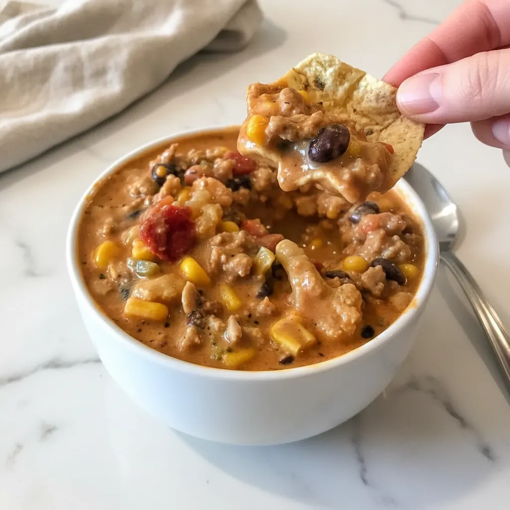 Amazing High Protein Taco Soup Meal Prep