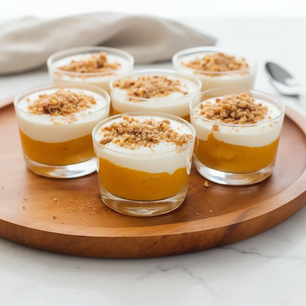 Amazing No Bake Pumpkin Cheesecake Mini Cups