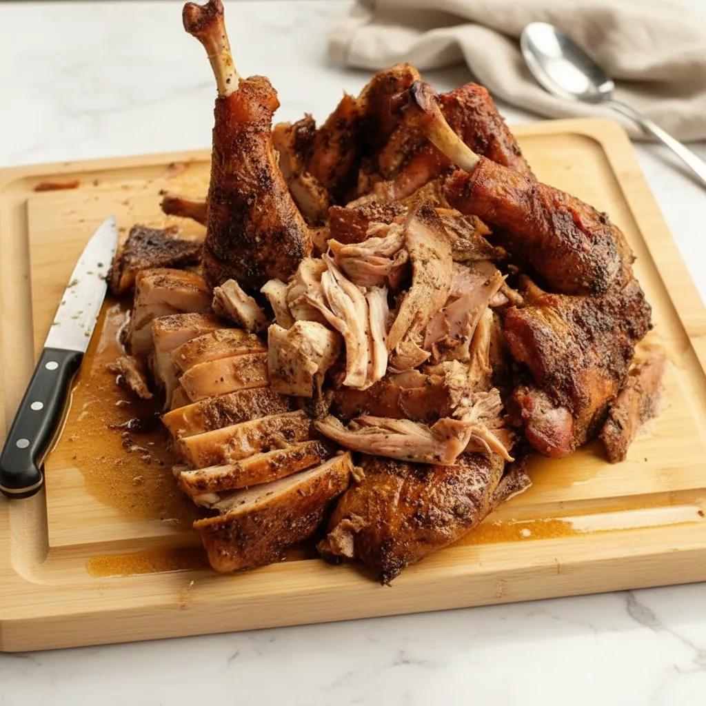 Amazing Smoked Spatchcock Turkey with Chipotle