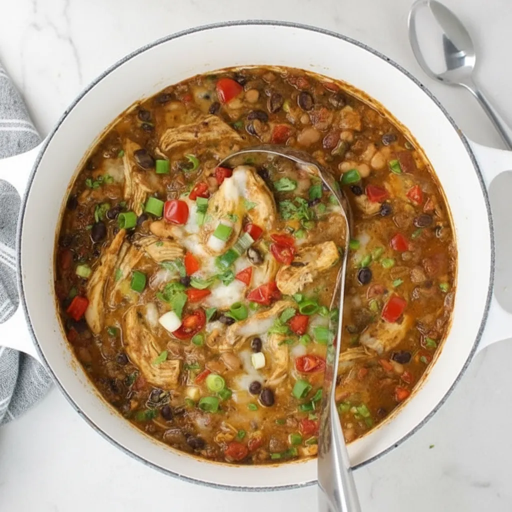 Amazing Spicy White Chicken Chili with Jalapenos