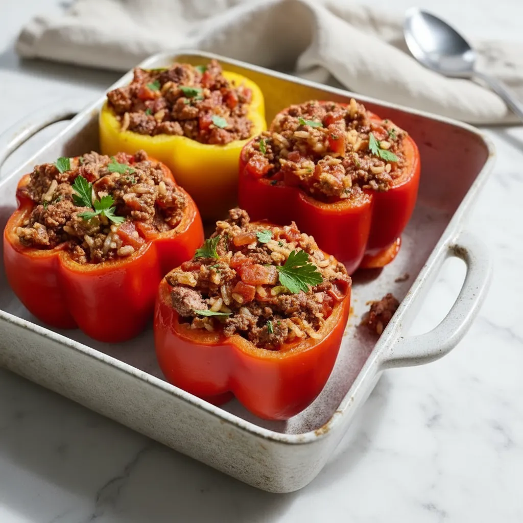Classic Bell Pepper Taco Soup with Rice