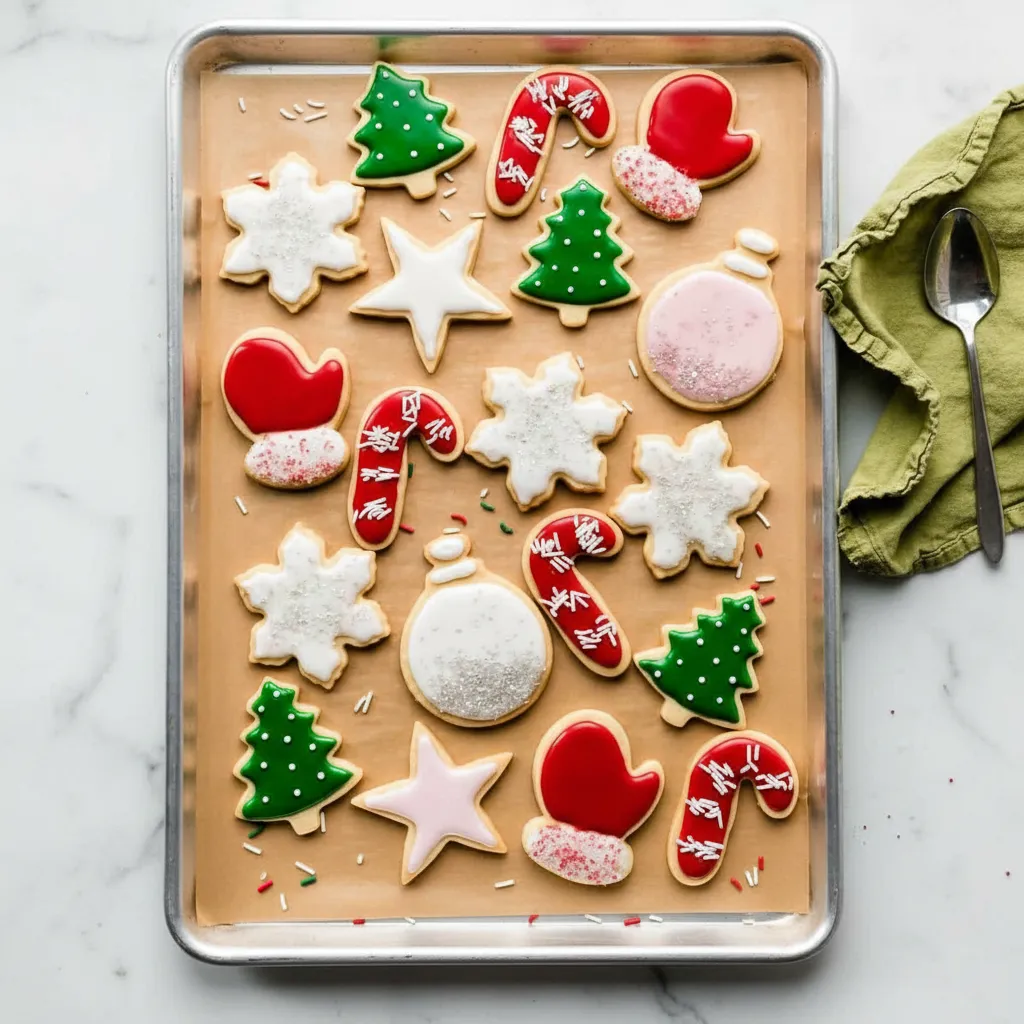 Easy Mexican Hot Chocolate Cookies with Cinnamon 3 Classic Christmas Royal Icing Cookies Designs