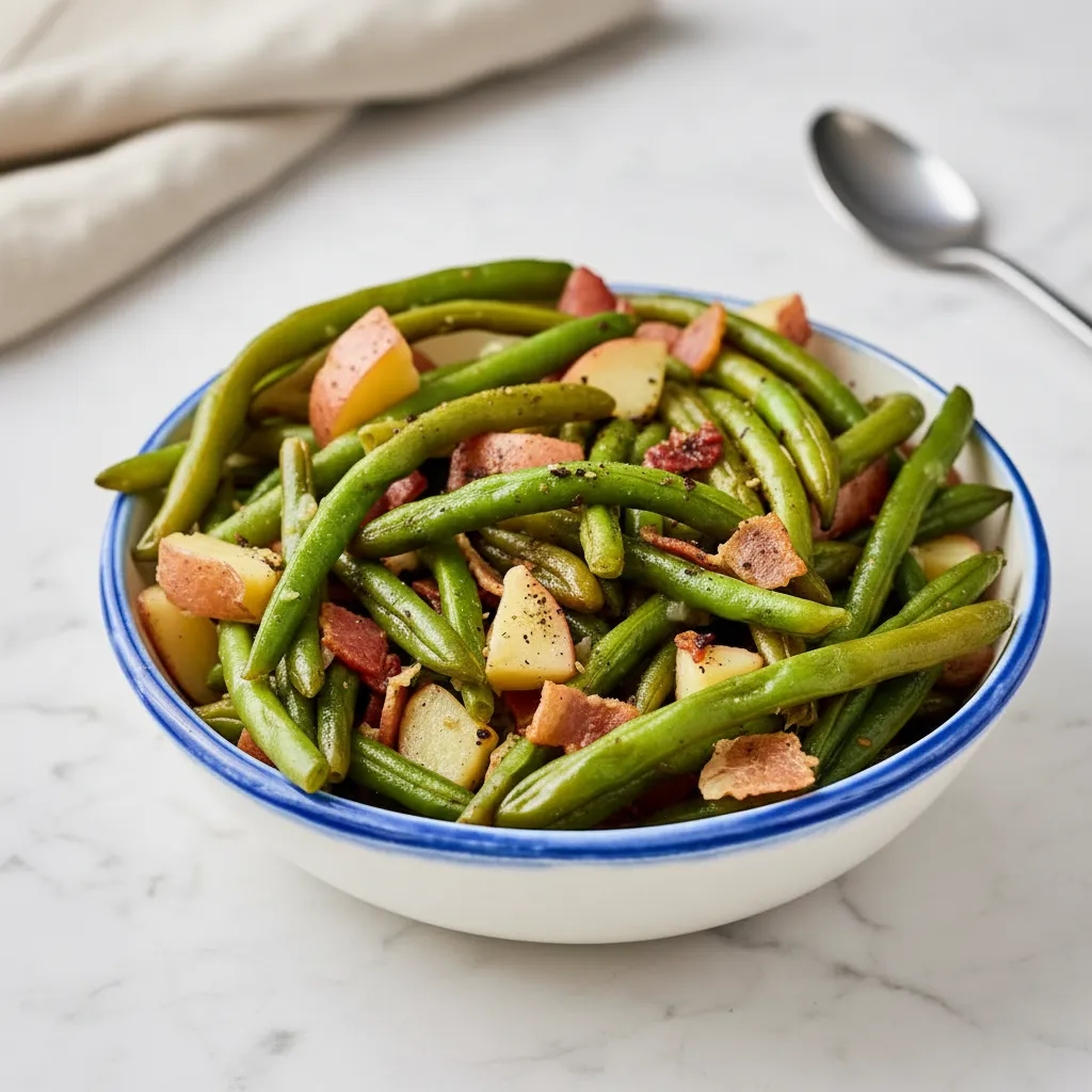 Classic Green Beans with Bacon Thanksgiving Recipes Side Dishes
